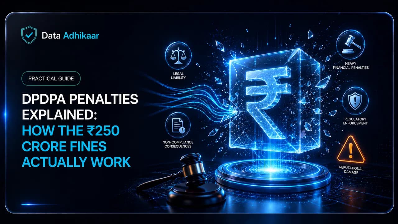 DPDPA Penalties Explained: How the ₹250 Crore Fines Actually Work